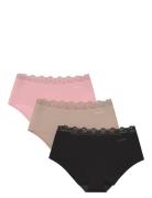 Hipster 3Pk Hipsterit Alushousut Alusvaatteet Multi/patterned Calvin K...