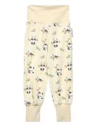 Bamboo Baby Pants Navy Dala Horse Bottoms Trousers Cream Geggamoja
