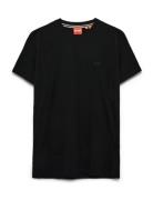 Essential Logo Emb Tee Tops T-shirts Short-sleeved Black Superdry