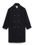 Mmvenice Wool Coat Outerwear Coats Winter Coats Black MOS MOSH