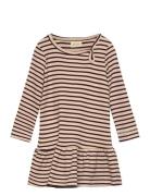 Dress L/S Modal Striped Dresses & Skirts Dresses Casual Dresses Long-s...