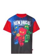 Lwtaffy 623 - T-Shirt S/S Tops T-shirts Short-sleeved Red LEGO Kidswea...