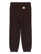 Ppdaqo Knit Pants Bottoms Trousers Brown Petit Piao