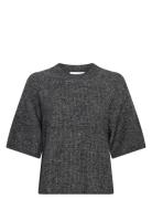 Mschmilania Hope 2/4 Pullover Tops Knitwear Jumpers Grey MSCH Copenhag...