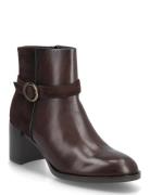 Women Boots Shoes Boots Ankle Boots Ankle Boots With Heel Brown Tamari...