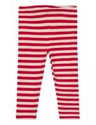 Tnsbfro Rib Leggings Bottoms Leggings Red The New