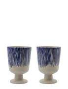 Krus, Hddiva, Råhvid;Blå Home Tableware Cups & Mugs Coffee Cups Blue H...