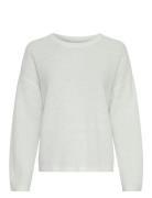 Mschalegria Pullover Tops Knitwear Jumpers White MSCH Copenhagen