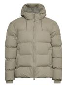 Alta Puffer Jacket W3T3 Vuorillinen Takki Topattu Takki Beige Rains