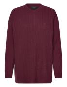 Cmcashmere-Pullover Tops Knitwear Jumpers Burgundy Copenhagen Muse
