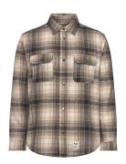 Adrian Cotton Check Shirt Tops Shirts Casual Multi/patterned Fat Moose