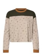 Francis Tops T-shirts Long-sleeved Beige KAVU