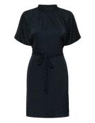 Naileensz Dress Polvipituinen Mekko Black Saint Tropez