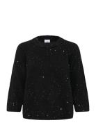 Novasz Pullover Tops Knitwear Jumpers Black Saint Tropez