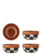 Check Bowl Home Tableware Bowls Breakfast Bowls Brown Bloomingville