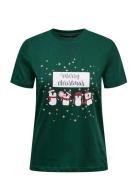 Onlkita Life Reg S/S Top Box Xmas Jrs Tops T-shirts & Tops Short-sleev...