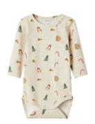 Nbnroccas Ls Body Bodies Long-sleeved Beige Name It