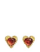 Lina Rosa Accessories Jewellery Earrings Studs Gold Maanesten