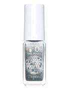 Minilack O2 Kynsilakka Meikki Silver Depend Cosmetic