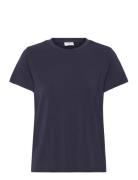 Adeliasz Regular T-Shirt Tops T-shirts & Tops Short-sleeved Navy Saint...