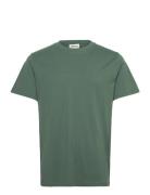 Sdskyler Tops T-shirts Short-sleeved Green Solid