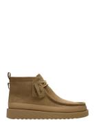 Wallabeeftr2Hi G Desert-kengät Nauhakengät Beige Clarks