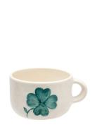 Shamrock Cappucino Mug Home Tableware Cups & Mugs Coffee Cups Green An...