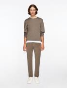 Margrate Tops Knitwear Round Necks Brown Matinique