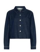 Mschadna Alena Shirt Farkkutakki Denimtakki Navy MSCH Copenhagen