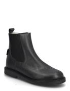 Booties - Flat - With Elastic Chelsea-saappaat Bootsit Black ANGULUS