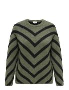 Careliza L/S Pullover Knt Noos Tops Knitwear Jumpers Green ONLY Carmak...
