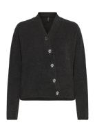 Vmpenny Ls V-Neck Top Jrs Ga Tops Knitwear Cardigans Grey Vero Moda