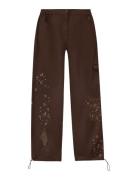 Karla Pants Bottoms Trousers Straight Leg Brown Helmstedt
