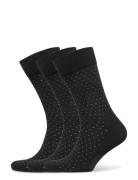 True Micro Dot Sock Underwear Socks Regular Socks Black Amanda Christe...