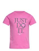 Te-S/S Tee Sport T-shirts Short-sleeved Pink Nike