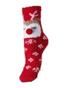 Pcjoy Xmas Fluffy Socks Christmas Box Lingerie Socks Regular Socks Red...