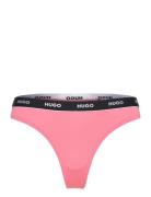 Thong Stripe Pyp Stringit Alusvaatteet Pink HUGO