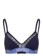 Triangle P.sl Design Lingerie Bras & Tops Soft Bras Bralette Navy HUGO
