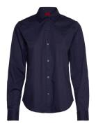 The Essential Shirt Tops Shirts Long-sleeved Navy HUGO