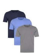 T-Shirt Rn Triplet P Tops T-shirts Short-sleeved Navy HUGO