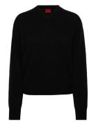 Solanu Tops Knitwear Jumpers Black HUGO