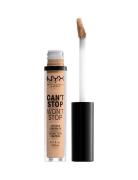 Can't Stop Won't Stop Contour Concealer Peitevoide Meikki NYX Professi...