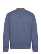 Wesmallcrew Tops Sweat-shirts & Hoodies Sweat-shirts Blue BOSS