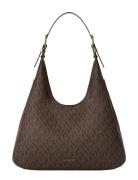 Lg Hobo Shldr Bags Small Shoulder Bags-crossbody Bags Brown Michael Ko...