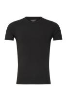 Jormuscle Plain Tee Ss Crew Tops T-shirts Short-sleeved Black Jack & J...