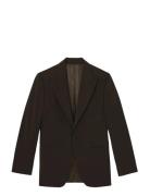 Oscar Suits & Blazers Blazers Single Breasted Blazers Brown Reiss