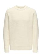 Onsdale Life Rlx Ls Raglan Knit Tops Knitwear Round Necks Cream ONLY &...