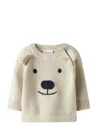 Nbmready Ls Knit Tops Knitwear Pullovers Cream Name It