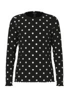 Nkfsallie Ls Top Tops T-shirts Long-sleeved T-shirts Black Name It