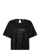 Cwrosalind Tops T-shirts & Tops Short-sleeved Black Claire Woman